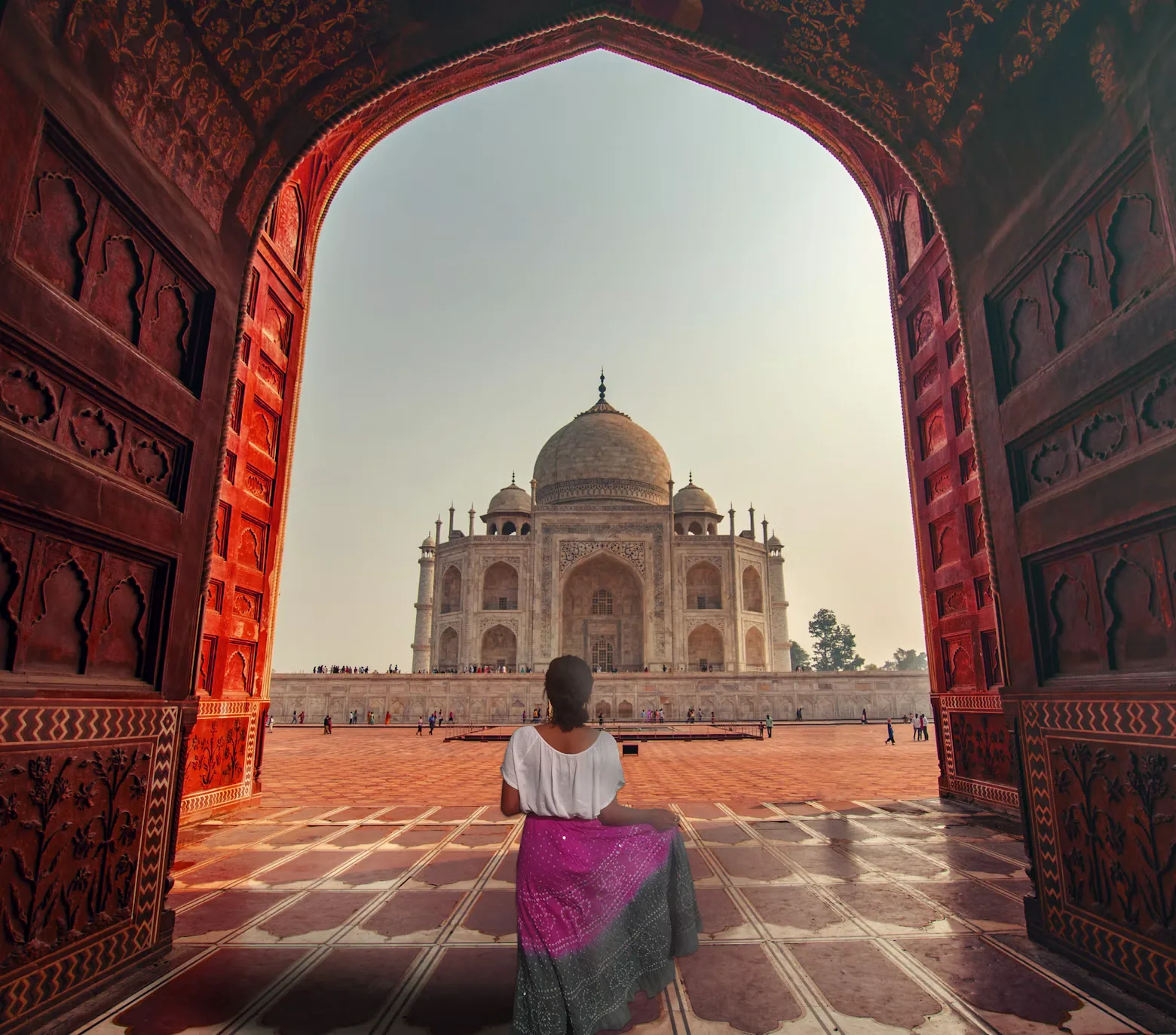 The Taj Mahal in Agra